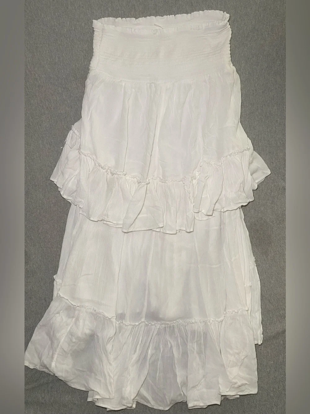 Free People The Convertible Skirt Tube Midi Dress Smocked Large - Picture 5 of 10